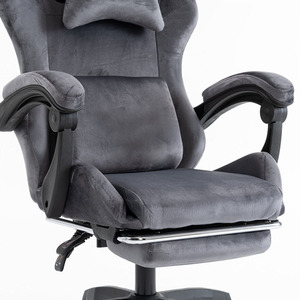 DDP UE OEM Plancher Multi-fonction Ergonomique Pivotant Racing Mobilier de Bureau Alcantara Velours Chaise de Jeu pour Silla Gamer Noël - Product Image 3