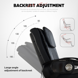 Sillón de Masaje Inteligente para Pies, Spa de Pedicura, Asiento Reclinable con Bañera de Hidromasaje, Luz LED de 7 Colores, Función de Calor, Sistema de Chorro sin Tuberías - Product Image 3