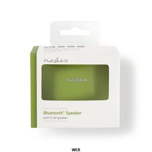 Nedis Green Bluetooth <b>Speaker</b> 9W Portable <b>Wireless</b> Audio Device - Product Image 4