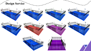 Court de Padel Panoramique de Haute Qualité pour Intérieur et Extérieur à Prix d'Usine en Direct pour Club de Padel - Product Image 3