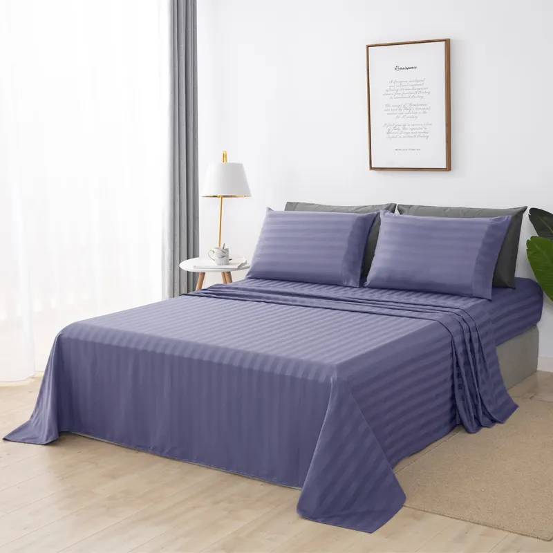 1000 gewinde Zählen Auf Verkauf Bett Mikrofaser Baumwolle Doppel 4pcs Bettwäsche Blatt Sets