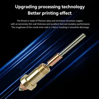Kit Hotend untuk Creality Ender 3-V3 Kepala Pemanas Keramik Cetak Aliran Tinggi Nosel Pengganti Cepat Ender 3-V3 Plus Printer 3D