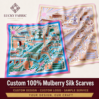 Élégant Foulard Carré en Soie Naturelle 70x70cm Sergé avec Logo Personnalisé Motif Cheval pour Femme – Service de Branding Fournisseur de Foulards de Boutique