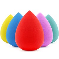 Éponge de beauté blender 3d sans latex super douce 16 couleurs de maquillage éponge de maquillage super douce de grande taille en vente de gros