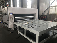 Machine de découpe à rainurage et d'impression à alimentation par chaîne semi-automatique, machine de fabrication de boîtes en carton ondulé/carton