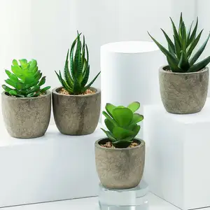 <span class=keywords><strong>Kit</strong></span> di Piante Succulente <span class=keywords><strong>Artificiali</strong></span> Assortite in PVC/PE, Effetto Realistico, per Giardino Verticale - Product Image 1