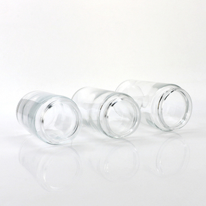 Luxury 500ml Transparent Glass <b>Container</b> With Natural Bamboo Lid Airtight Glass Jar for Kitchen Skincare Packaging With CSC Cap - Product Image 2
