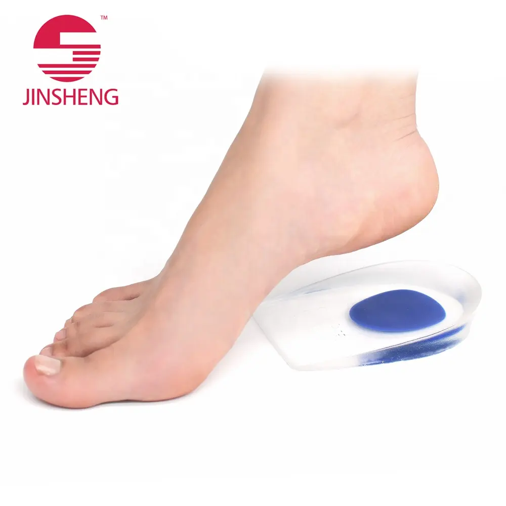 2024 Capa de silicone gel para calcanhar, almofada de silicone mais vendida para calcanhar, almofada de apoio para fasciite plantar, almofada para calcanhar