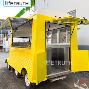 Petite camionnette alimentaire modifiée, cuisine mobile conduite, remorque de restauration compacte, food truck compact - Product Image 2