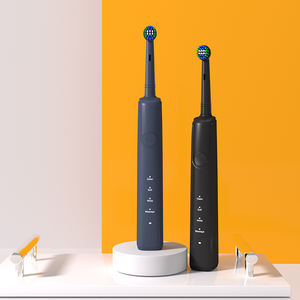Nuovo portatile Ipx7 impermeabile testa rotonda adulto spazzolino elettrico rotante compatibile con <span class=keywords><strong>B</strong></span> orale - Product Image 2