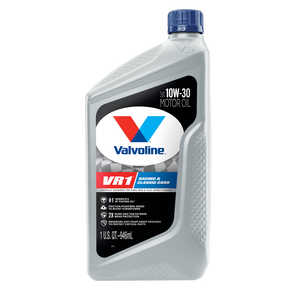 Valvoline VR1 Racing 1 Quart 946mL SAE <b>10W</b>-<b>30</b> Engine <b>Oil</b> with Anti-Wear Composition Automotive Lubricant US - Product Image 1
