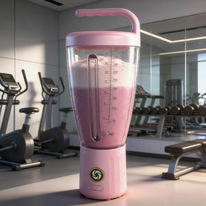 Blender portable à bouton unique, petit appareil de cuisine, machine à jus portable, processeur de tasse, batterie - Product Image 1