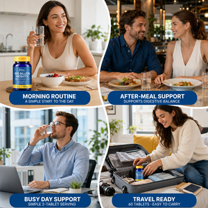 Suplemento Probiótico Dietético Shecome, 60 Tabletas para Mujeres y Hombres, Promueve la Salud del Sistema Inmunológico - Product Image 3