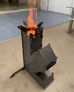 เตาไม้แบบพกพาสำหรับตั้งแคมป์ ปิกนิก และเดินป่า รุ่นใหม่ล่าสุด - Product Image 1