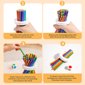 Nuovi Arrivi: Gioco Educativo Montessori in Legno a Doppio Strato per l'Ordinamento dei Colori, Gioco da Tavolo per lo Sviluppo delle Abilità Motorie Fini per Bambini e Bambine - Product Image 5