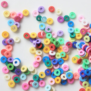 Kawaii بوليمر كلاي مزيج الألوان قلب/نجمة/زهرة/القوس/ندفة الثلج/جولة/حبيبات شريحة DIY مسمار فن الديكور سحر كرافت - Product Image 5