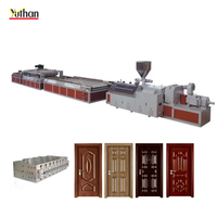 Extrudeuse de terrasse SPC nouvelle ligne de production de panneaux PP Machine d'extrusion de tubes solides en PE outils de carrelage en résine PVC vis simple/jumelle