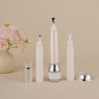 Nouveau Massage électrique infrarouge à double usage 15ml Vibrate Eye Cream Roller Ball Airless Bottle Jar