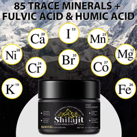 Vente en gros OEM Marque privée Naturel Pur 80% Extrait de résine d'or de Shilajit de l'Himalaya Vitamine 30g 50g Dropshipping en vrac