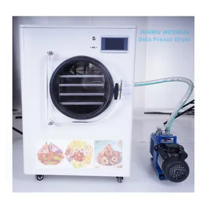 Mini lyophilizer vacuum lab oil less freeze dryer fd automatic for food herb tea fruit hot sale in Philippines