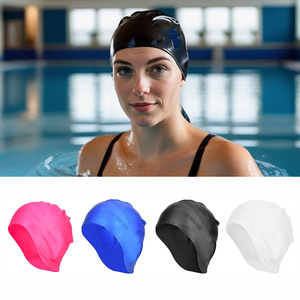 Vente en gros, offre spéciale, bon marché, <span class=keywords><strong>bonnet</strong></span> <span class=keywords><strong>de</strong></span> bain coloré, vêtements confortables pour l'entraînement à la natation - Product Image 1