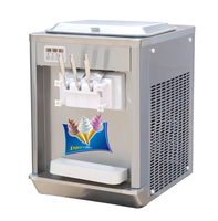 Machine à glace molle de table professionnelle en acier inoxydable à refroidissement direct, capacité 300g, pour la vente en gros