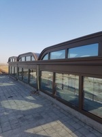 Solárium Moderno Personalizado con Marco de Aleación de Aluminio, Doble Vidrio Templado Low-E, Ecológico, con Alto Aislamiento Térmico