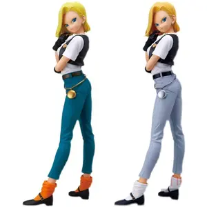 Drag-on ball Z Figure Action Figures in Pvc giocattolo per regali decorazione Desktop 18 cyborg Standing Girl