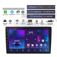 Reproductor Multimedia Estéreo con Pantalla Táctil Android KZS de 9/10 Pulgadas, Radio para Auto TS18 de 8 Núcleos con DSP y Asistente de Reversa RGB