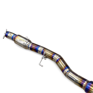 Sistema de Escape de Titanio Azul Quemado de Alto Rendimiento y Peso Ligero para Honda Civic Type-R FL5 2.0 Turbo K20C1 2022-2025 - Product Image 3