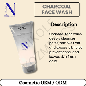 Deep Cleansing Charcoal Face Wash With Activated Charcoal And Natural Extracts Gentle Daily Facial Cleanser For All Skin Types - Product Image 6