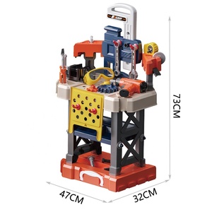 Hot bán đa chức năng tự làm hộp công cụ thiết lập cho trẻ em kích thước lớn 73cm nhựa Điện Công cụ đồ chơi cho bé trai 'đồ chơi bảng - Product Image 4