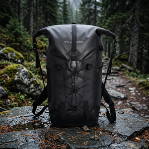 Unisex Ultra Lightweight 210D Nylon Waterproof Sport Outdoor <b>Backpack</b> Roll-top Closure Shoulder Straps Excellent <b>Weight</b>-to-Size - Product Image 3