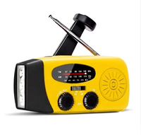 Lámpara de Lectura Solar con Manivela, Precio de Fábrica, Resistente al Agua IPX3, Radio de Supervivencia, Kit para Cortes de Energía