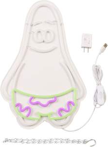 Anime Sponge <span class=keywords><strong>Bob</strong></span> Patrick Star insegna al neon per la decorazione della parete, simpatici personaggi dei cartoni animati luce notturna a Led per la stanza dei bambini, Neon luminoso <span class=keywords><strong>L</strong></span> - Product Image 6