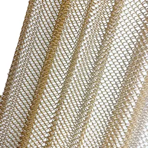 Stainless Steel Metal Chain Link Curtains: Metal Chain Link Curtains Made Of Stainless Steel Providing Better Durability And Ru