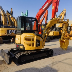 Mini-excavatrice KOMATSU PC55 d'occasion en bon état de marche, 5 tonnes, petite excavatrice à vendre - Product Image 6