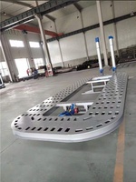Machine de réparation de cadre de voiture de carrosserie de véhicule de 22 pieds redressant l'équipement de banc de traction de collision pour la réparation de carrosserie