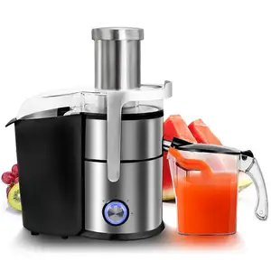 Exprimidor de prensado en frío, máquinas exprimidoras para verduras y frutas con tecnología de jugo mejorada, potente motor silencioso, fácil de limpiar