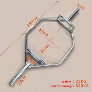 Barra Hexagonal de Acero para Gimnasio, Entrenamiento Profesional de Peso Muerto, Estándar de Seguridad, Venta al por Mayor - Product Image 4