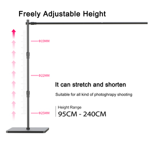 2.4x3m Heavy Duty nền đứng Photo Studio Kit với ánh sáng <span class=keywords><strong>Tripod</strong></span> - Product Image 3
