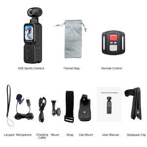 Mejor Cámara Corporal 5K con Micrófono Externo, <span class=keywords><strong>Mini</strong></span> Cámara de Vlog con Video y Audio, 270° °   Cámara de Bolsillo con Lente Giratoria para Deportes y Viajes - Product Image 5