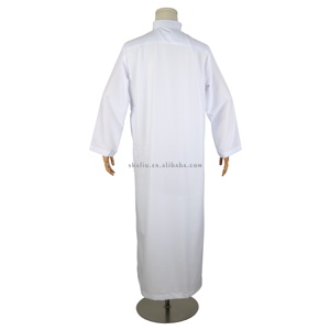 Precio más económico, 3X Nuevo, Thobe Árabe, Ropa Étnica Islámica, Caftán, Vestido Musulmán Qatarí, <span class=keywords><strong>Abaya</strong></span> <span class=keywords><strong>para</strong></span> Oración - Product Image 5