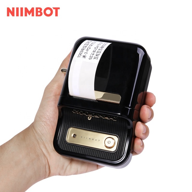 Niimbot B21 Supermarket Price Sticker Portable Printer No Ink Rechargeable Pocket Thermal Label Printer for Shop