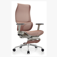 Chaise de bureau moderne en maille 2024, pivotante, ergonomique, pour la maison et le bureau, en métal et plastique, vente chaude, Foshan