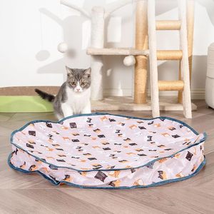 Wiederauf ladbare elektrische interaktive Katzen spielzeug verstecken suchen Kätzchen zwitschern Bewegung aktiviert umwelt freundliches Oxford-Stoff-Übungs spielzeug - Product Image 6