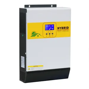 Hybrid Solar Inverter 3kw 5kva Pure Sine Wave Hybrid Inverter dengan MPPT Charger Controller 100A 80A