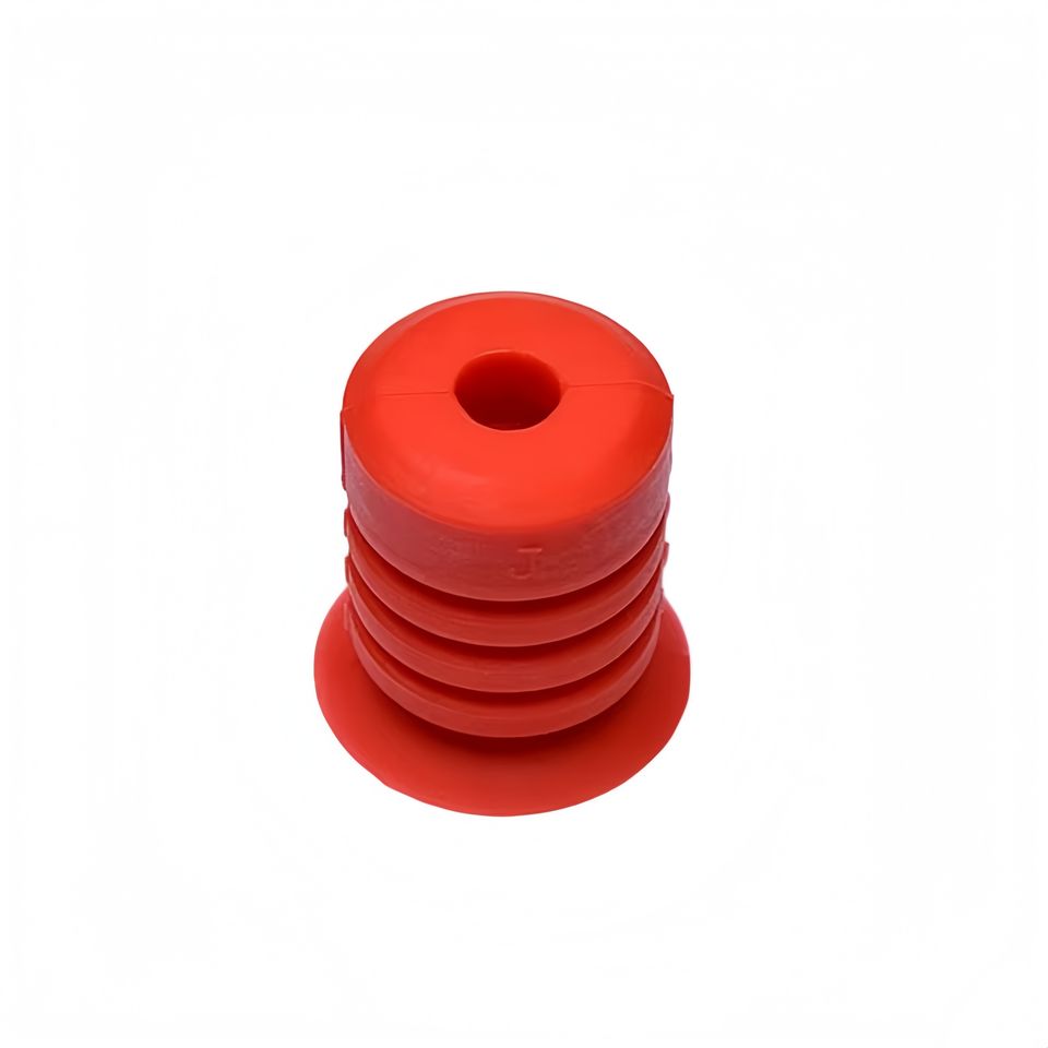 Vacuum Packing Process Red Silicone Rubber Multi-layer Bellows Flexible Gripper for Packaging ...