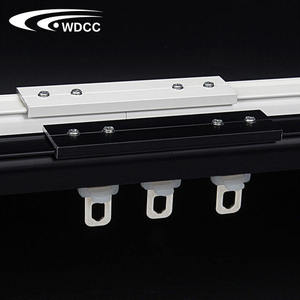 รางม่านอลูมิเนียมอัลลอยด์สีดำขาวคุณภาพสูง หนา ทนทาน - Product Image 5