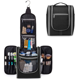 Bolsa <span class=keywords><strong>de</strong></span> Aseo Colgante para Viaje, Organizador <span class=keywords><strong>de</strong></span> Cosméticos Grande y Duradero <span class=keywords><strong>con</strong></span> Múltiples Compartimentos, Forro Impermeable, Bolsillos Transparentes <span class=keywords><strong>de</strong></span> PVC - Product Image 4